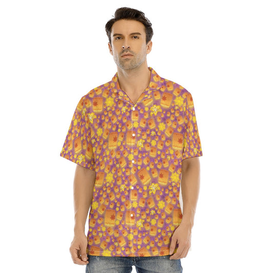 Lantern Glow Festival - Men's Hawaiian Button Up Shirt
