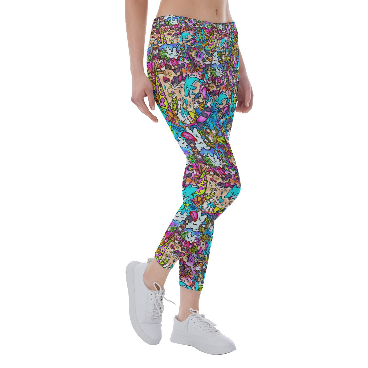 Island Beach Bash - Women's Yoga Leggings