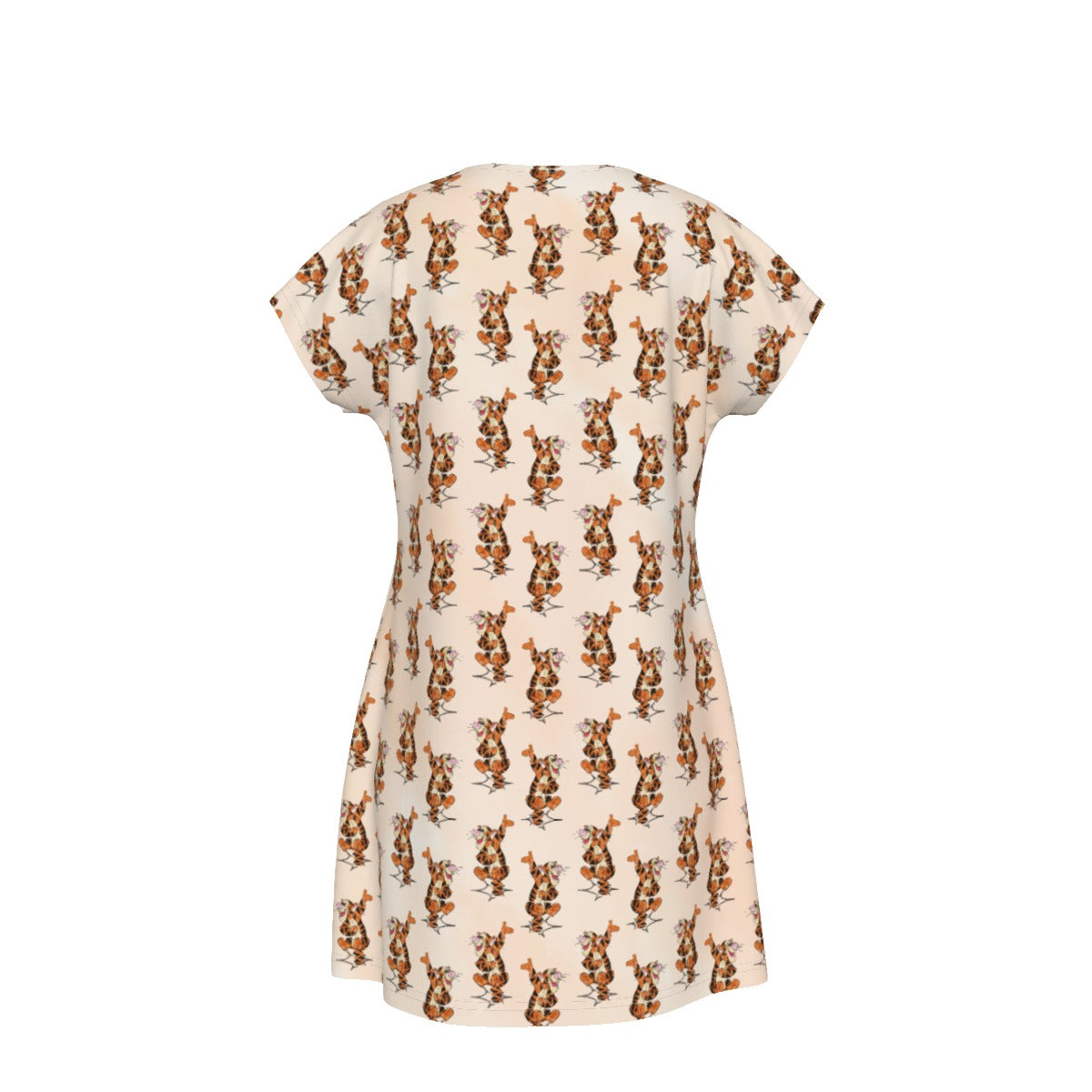 Sketched Bouncing Buddy - Women's T-Shirt Dress