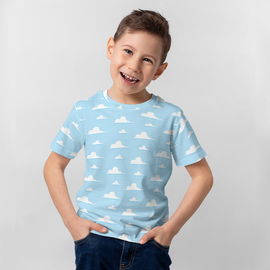 Andy’s Room Clouds - Kid’s Short Sleeve T-Shirt