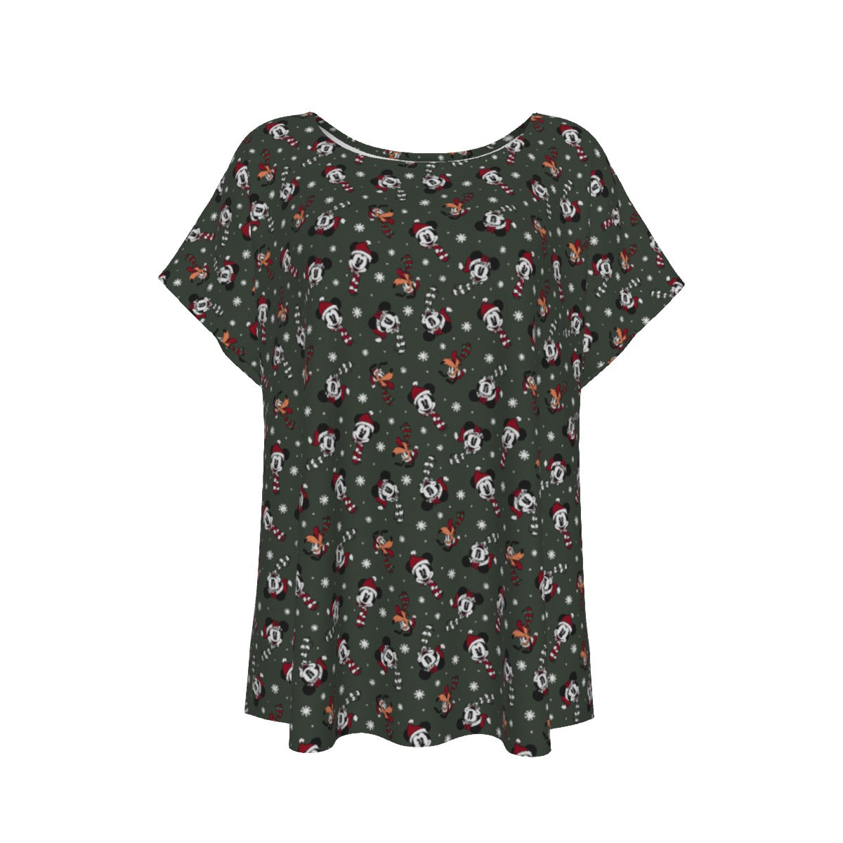 Vintage Holiday Friends - Women’s Relaxed Fit Scoop Tee
