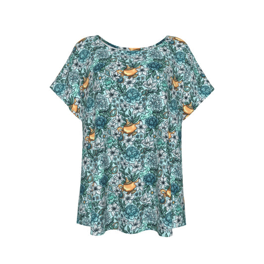 Fairytale Florals - Arabian Princess - Women’s Relaxed Fit Scoop Tee