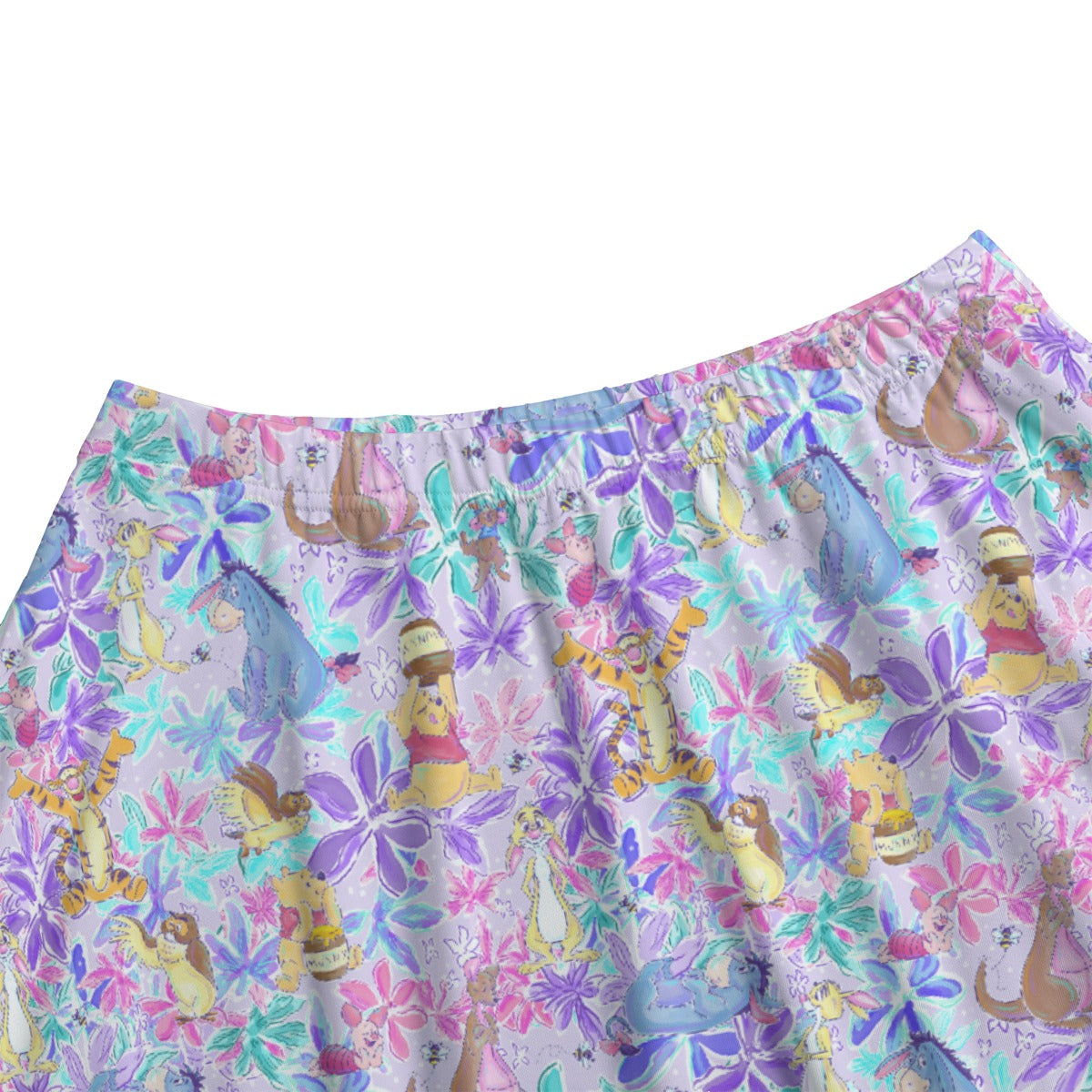 Storybook Friends in Bloom - Women's Pocket Skater Skirt