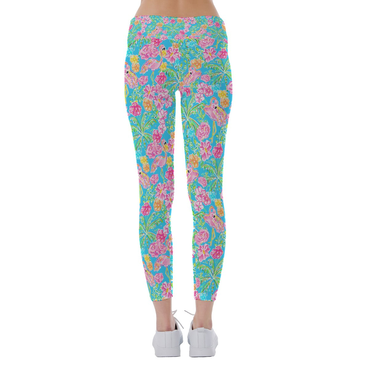 Flamingo Fiesta - Women's Yoga Leggings