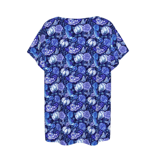 Fairytale Florals – Royal Ball - Women’s Relaxed Fit Scoop Tee