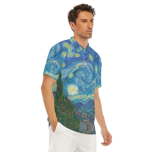 Van Gogh Starry Night - Men's Polo Shirt