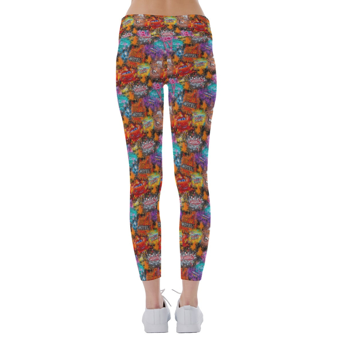Watercolor Racing Adventure - Women's Yoga Leggings