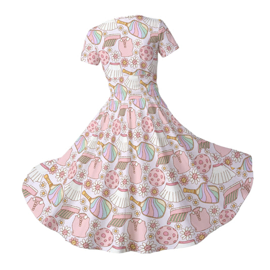 nan - Women's V-Neck Ruched Midi Dress