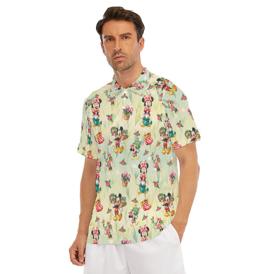 Garden Mouse Helpers at Work - Men's Polo Shirt