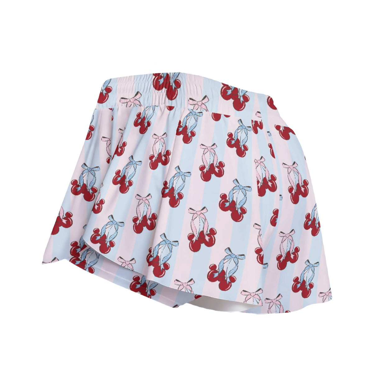 Cherry Ear Bows - Women's Flowy Pocket Shorts