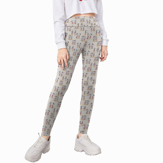 Retro Mouse & Partner - Kid's Leggings