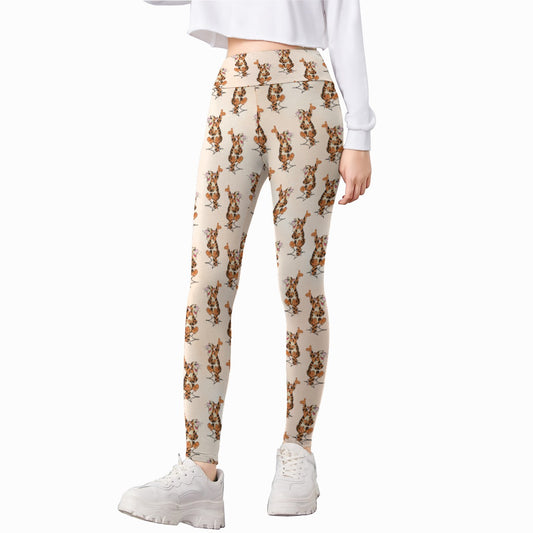 Sketched Bouncing Buddy - Kid's Leggings