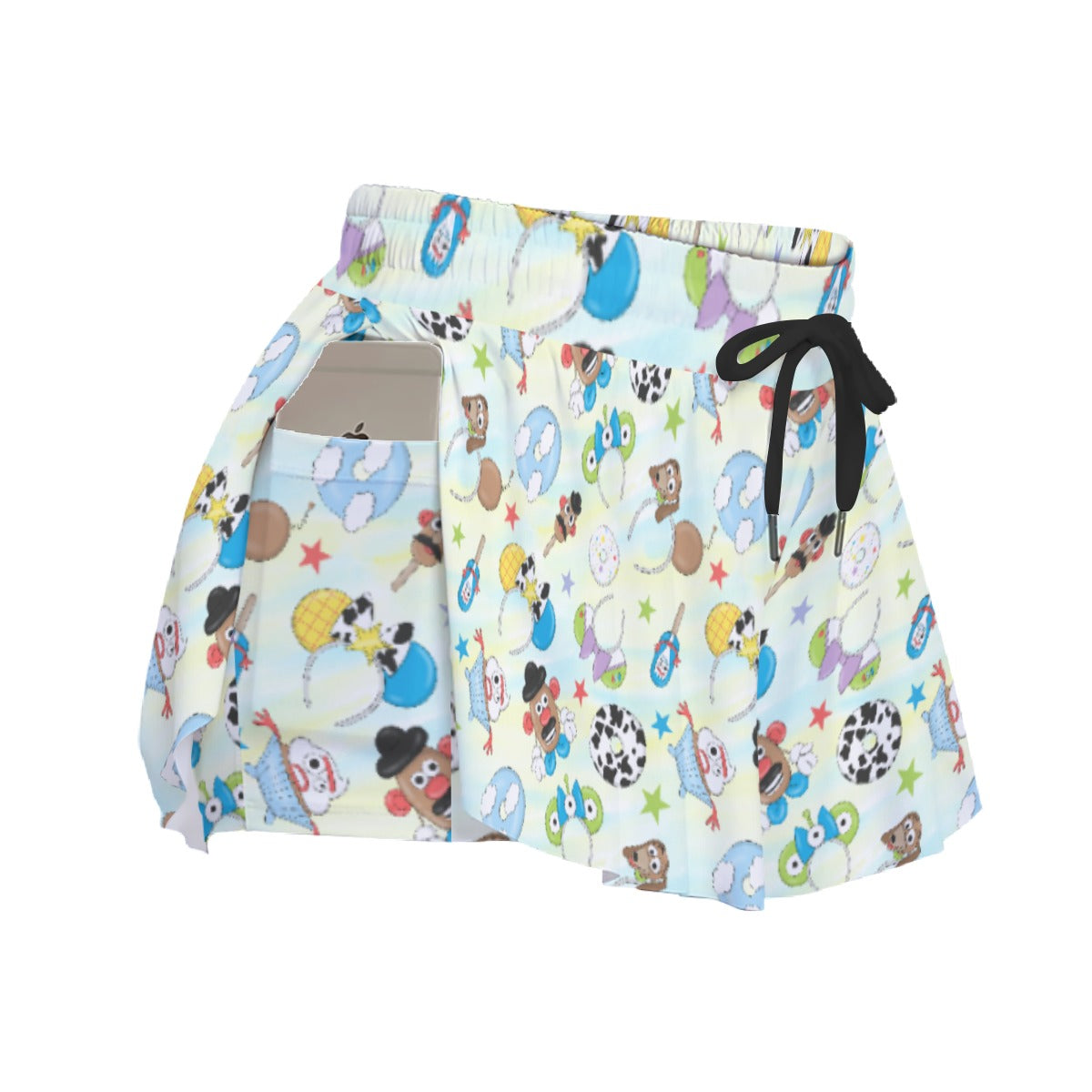 Playful Toy Style Icons - Women's Flowy Pocket Shorts