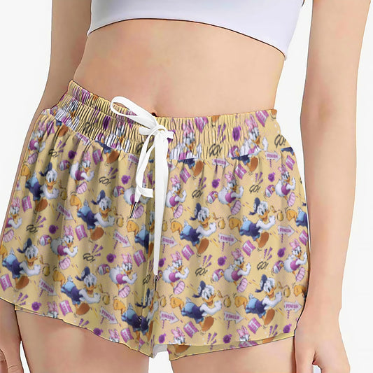 Feisty Marathon Match-Up - Women's Flowy Pocket Shorts