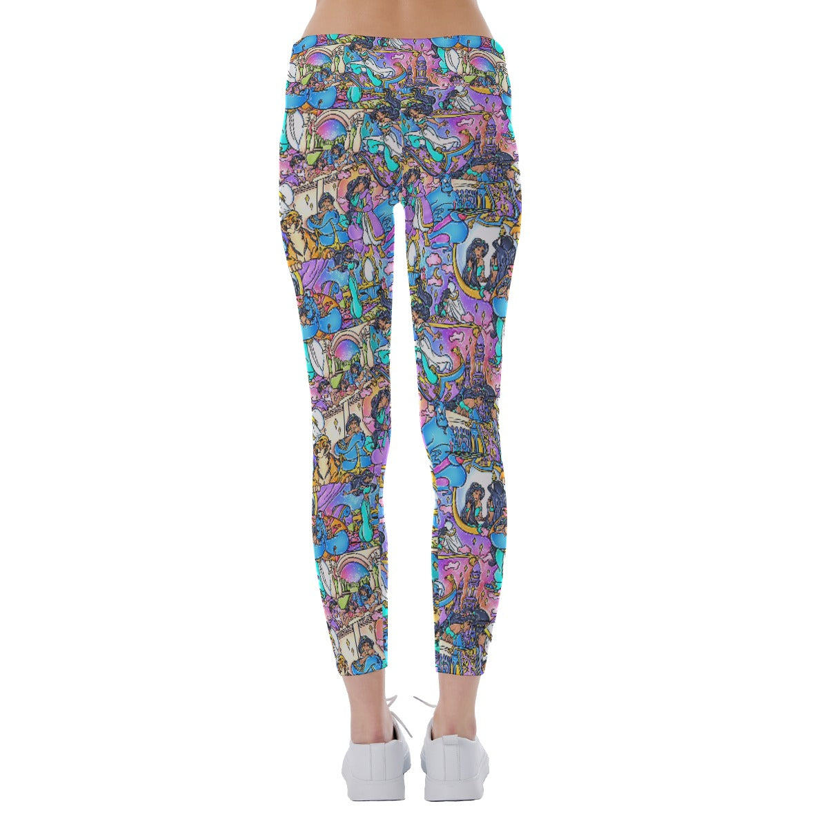 Magic Carpet Storybook Scenes - Women's Yoga Leggings