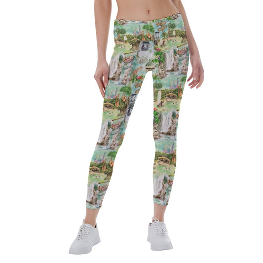 Jungle River Cruise - Women's Yoga Leggings