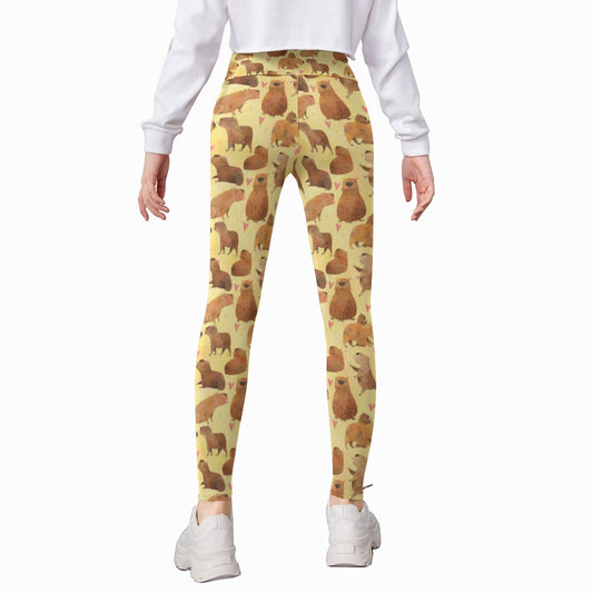 Capybara Love - Kid's Leggings