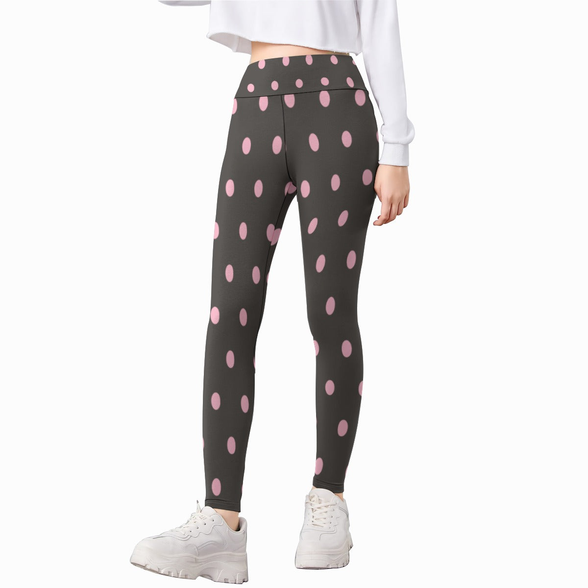 Candy Racer Leggings: Minty Sakura - Kid's Leggings