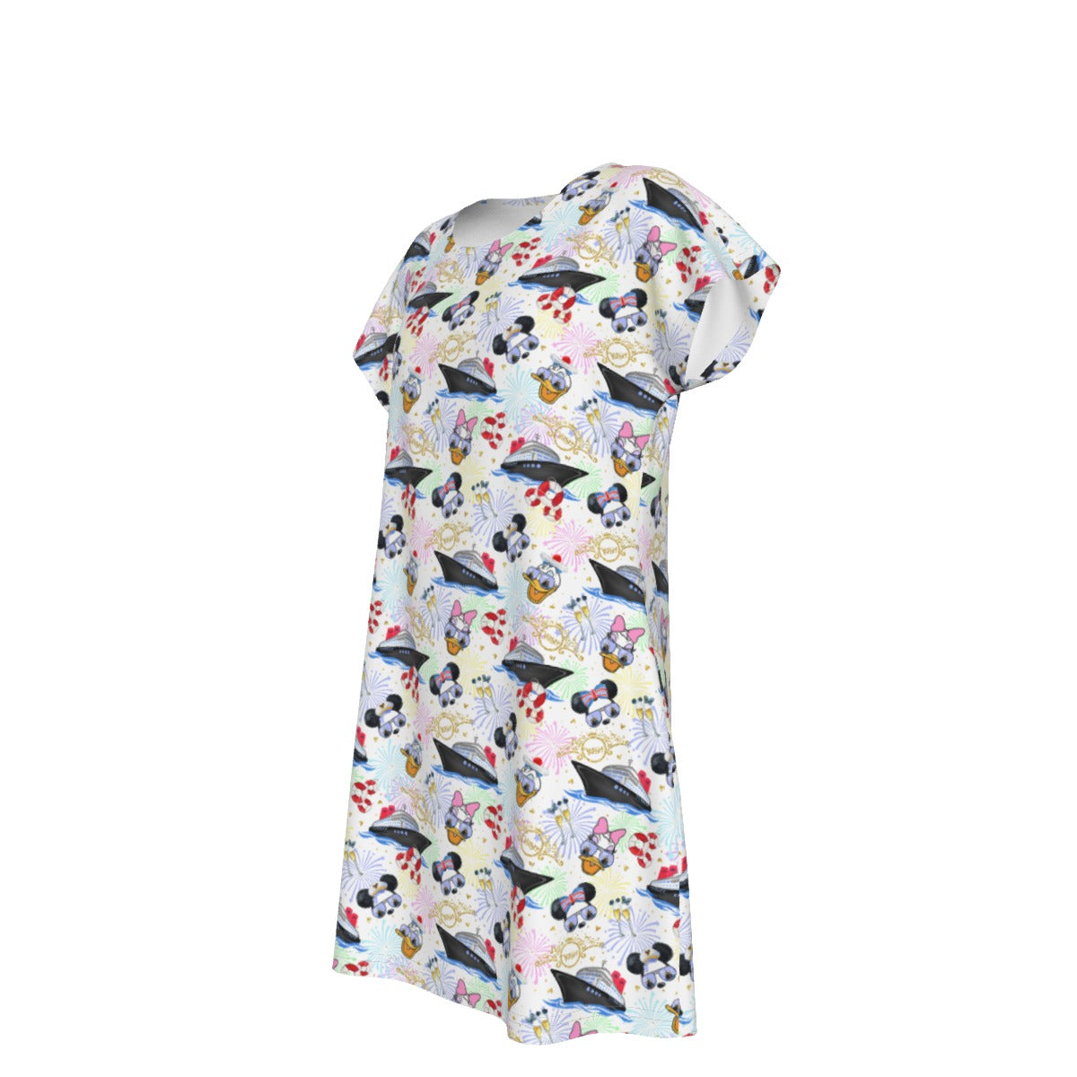 Wish Cruise Celebration - Women's T-Shirt Dress