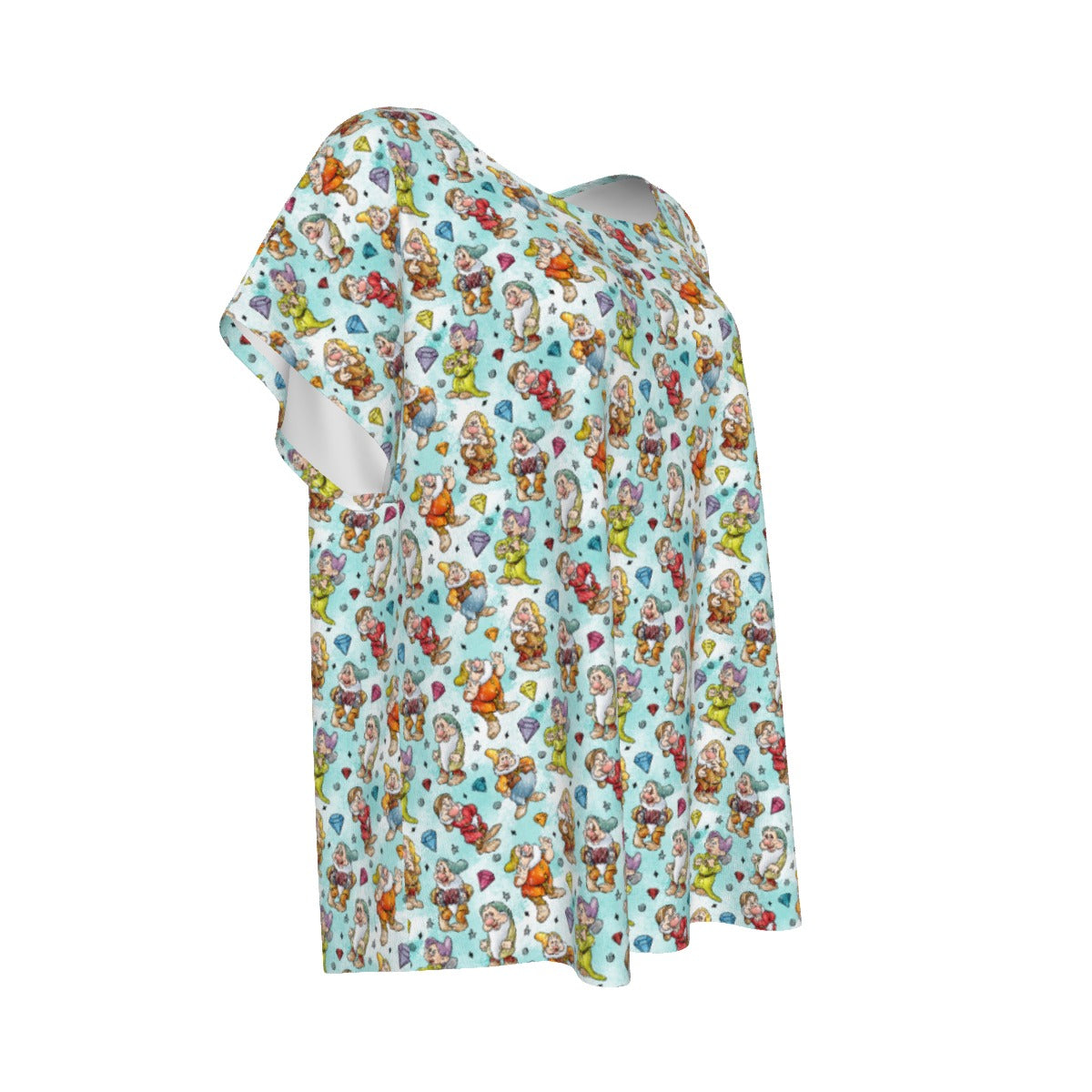 Seven Helpers Sketch - Women’s Relaxed Fit Scoop Tee