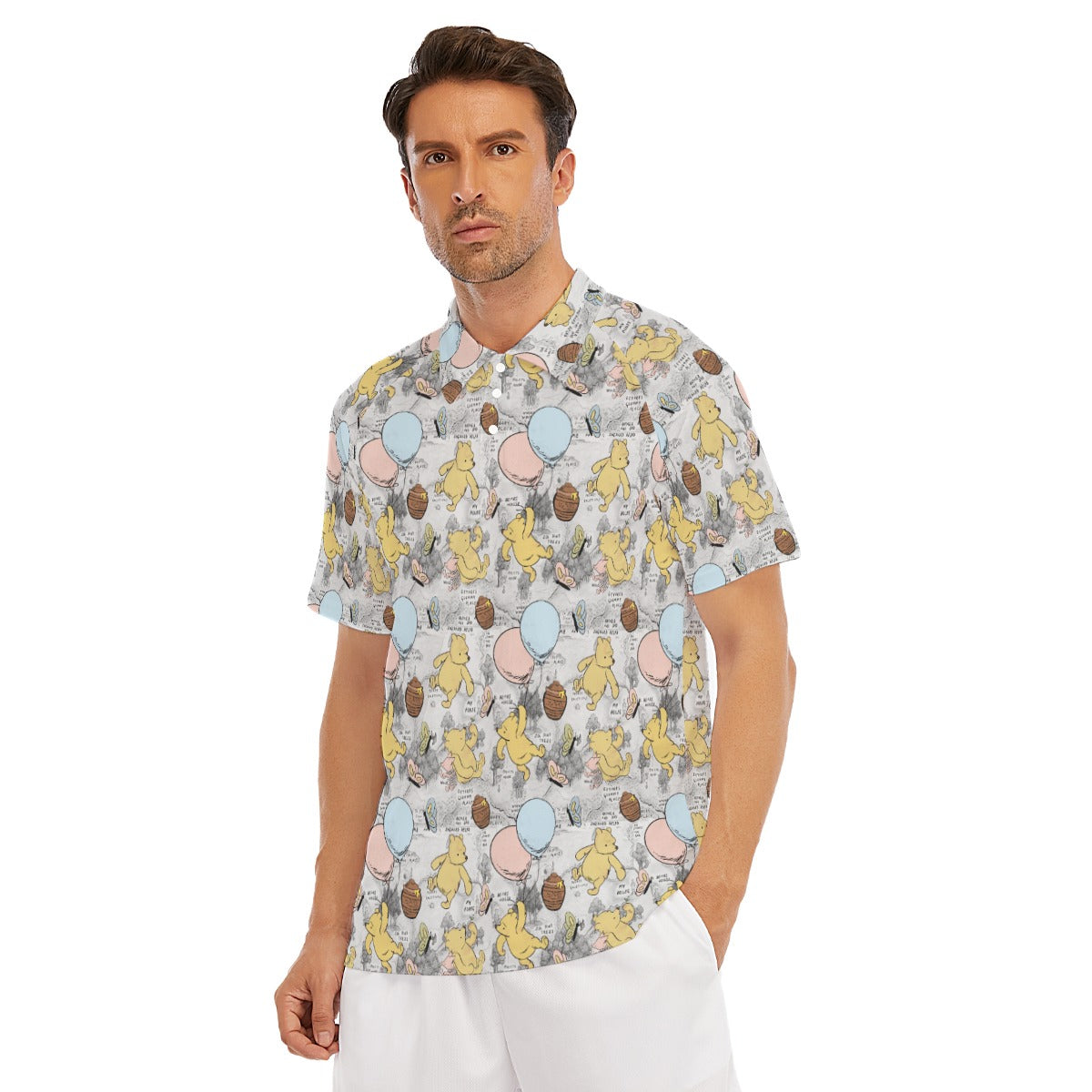 Silly Old Bear - Men's Polo Shirt