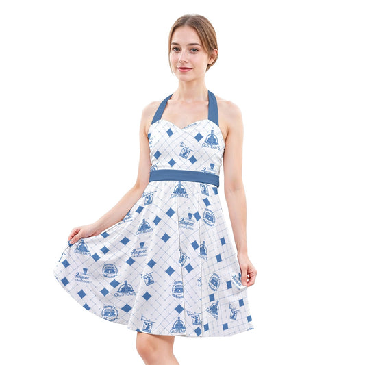 Chez Little Chef - Women's Halter Vintage Pocket Dress