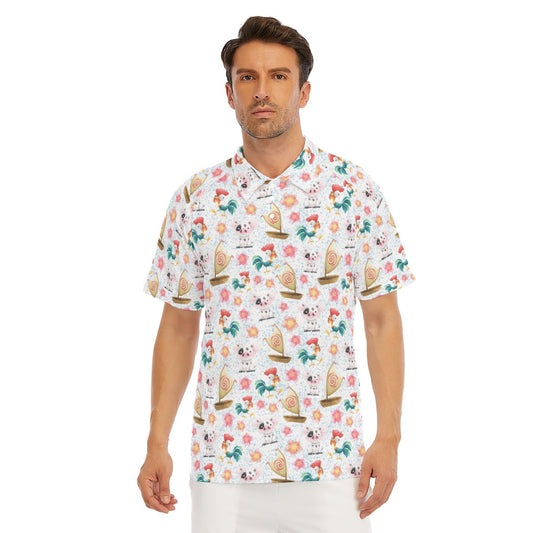 Island Pig & Rooster Duo - Men's Polo Shirt