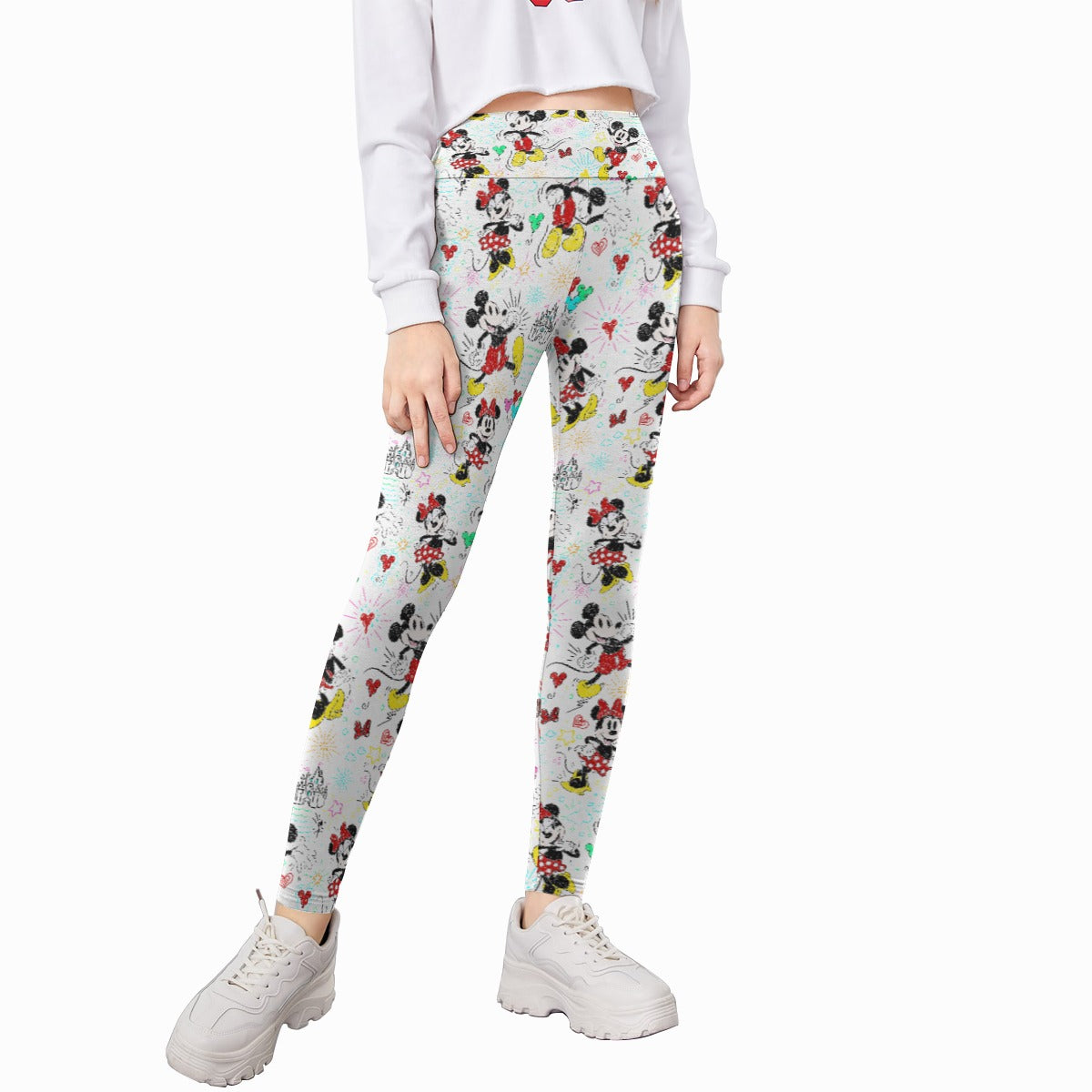 Doodle Mouse Magic - Kid's Leggings