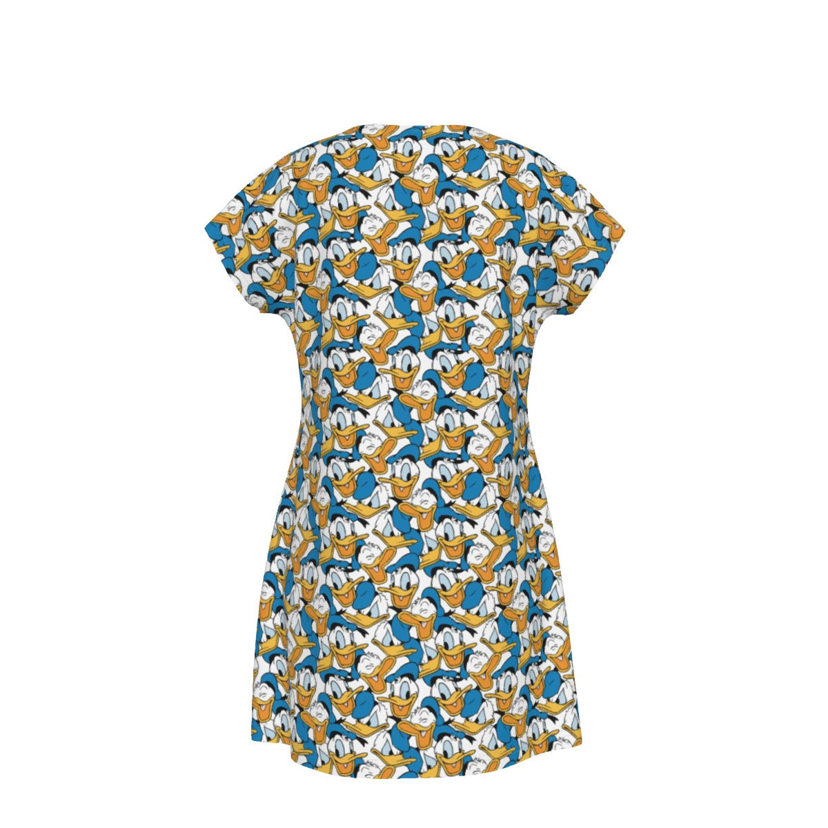 Many Faces of Feisty Duck - Women's T-Shirt Dress