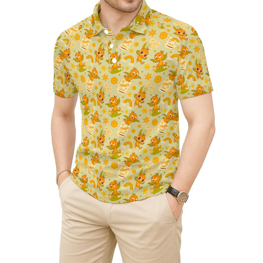 Vintage Citrus Garden - Men's Polo Shirt