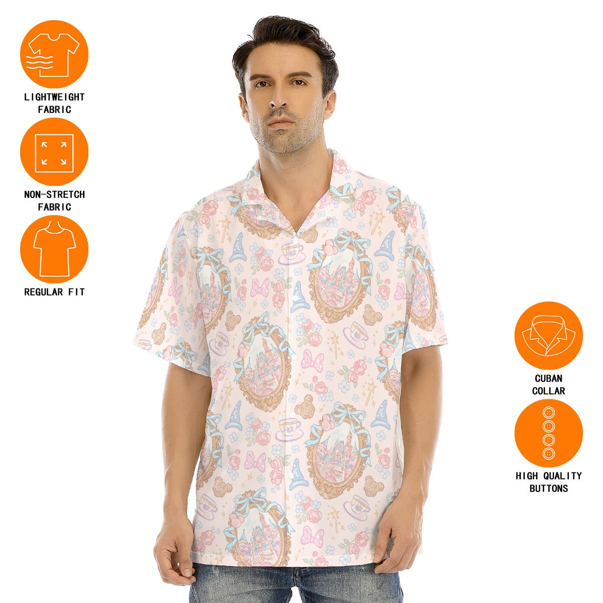 Coquette Park Daydream - Men's Hawaiian Button Up Shirt