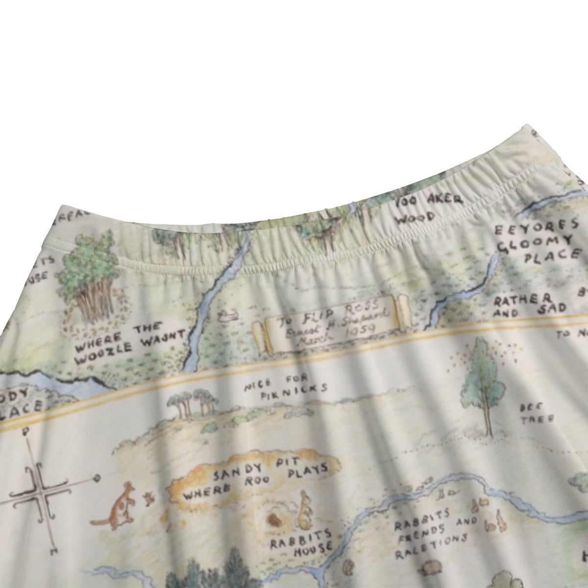 Hundred Acre Map - Women’s Pocket Midi Skirt
