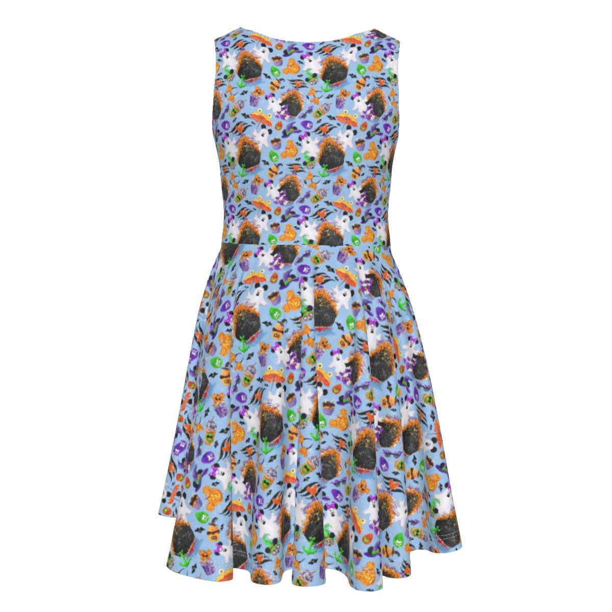Halloween On The High Seas - Kid's Sleeveless Skater Dress