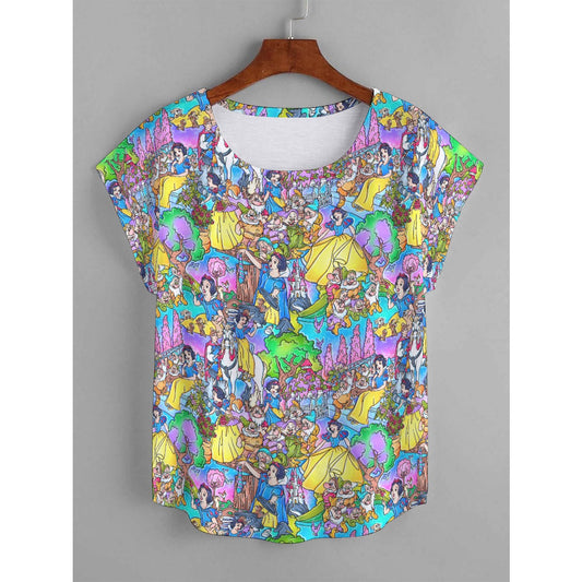 Fairest Princess Storybook Scenes - Women’s Relaxed Fit Scoop Tee
