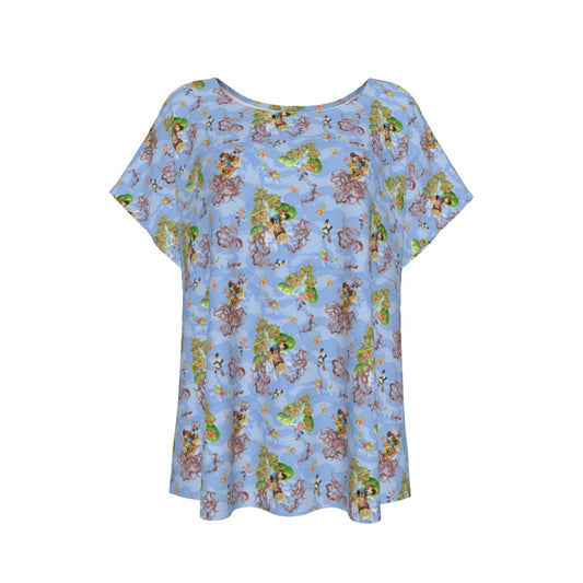 Briar Patch Splash - Women’s Relaxed Fit Scoop Tee