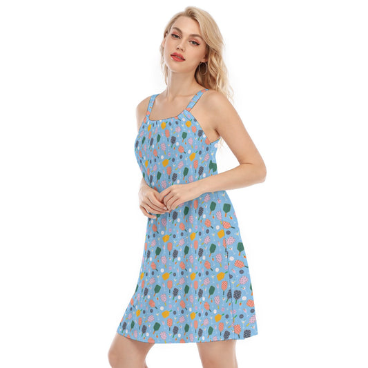 Pickleball and Cocktails - Women’s Adjustable Sundress