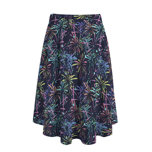 Fireworks - Women’s Pocket Midi Skirt