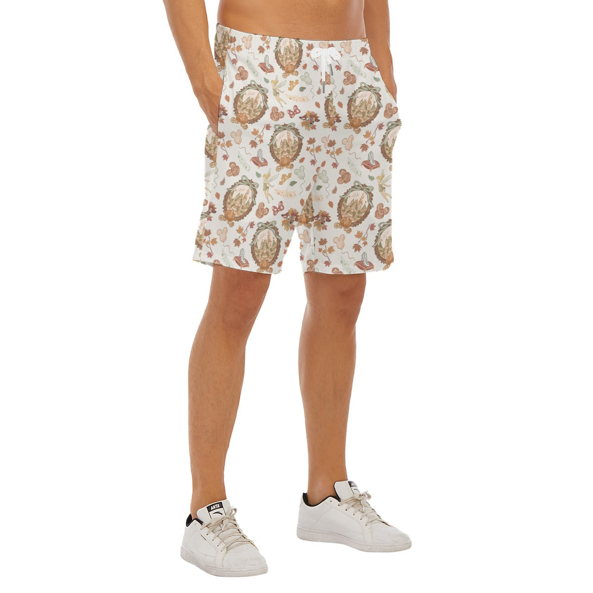 Fairy Fall Cameos - Men’s Pocket Beach Shorts