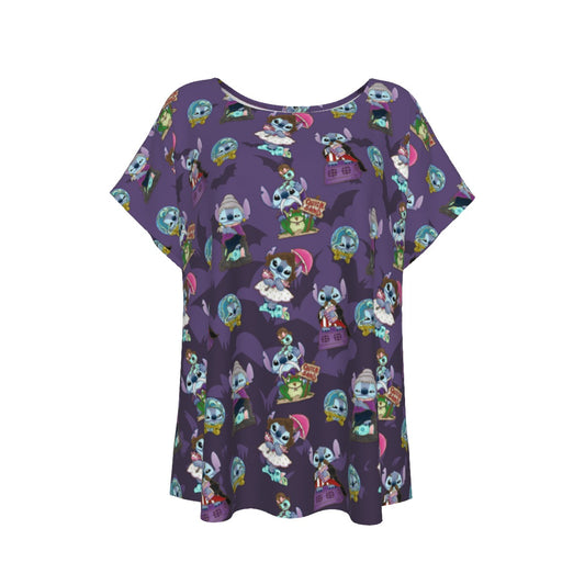 Haunted Alien Portraits - Women’s Relaxed Fit Scoop Tee