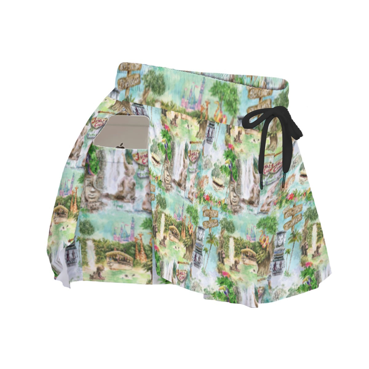 Jungle River Cruise - Women's Flowy Pocket Shorts