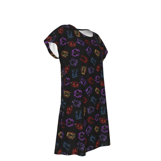 Villain Silhouettes Sparkle - Women's T-Shirt Dress