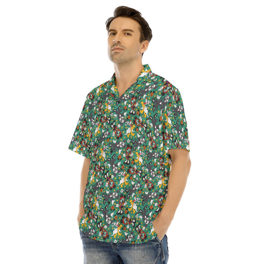 Beloved Couple as Spooky Pairp; Sally - Men's Hawaiian Button Up Shirt
