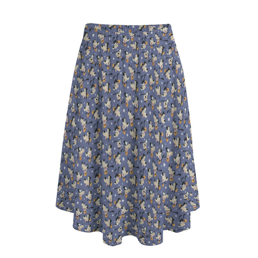 Funny Silly Dog - Women’s Pocket Midi Skirt
