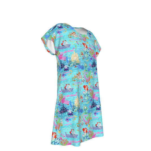 Ocean Wonderland Dreams - Women's T-Shirt Dress