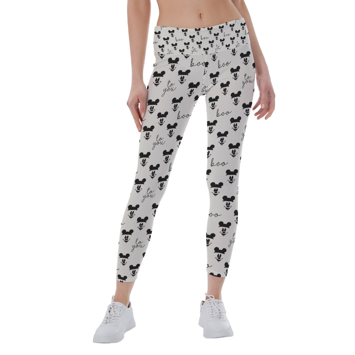 Spooky Mouse Greetings - Women's Yoga Leggings