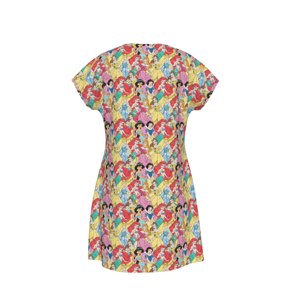 Royal Princess Sketches - Women's T-Shirt Dress