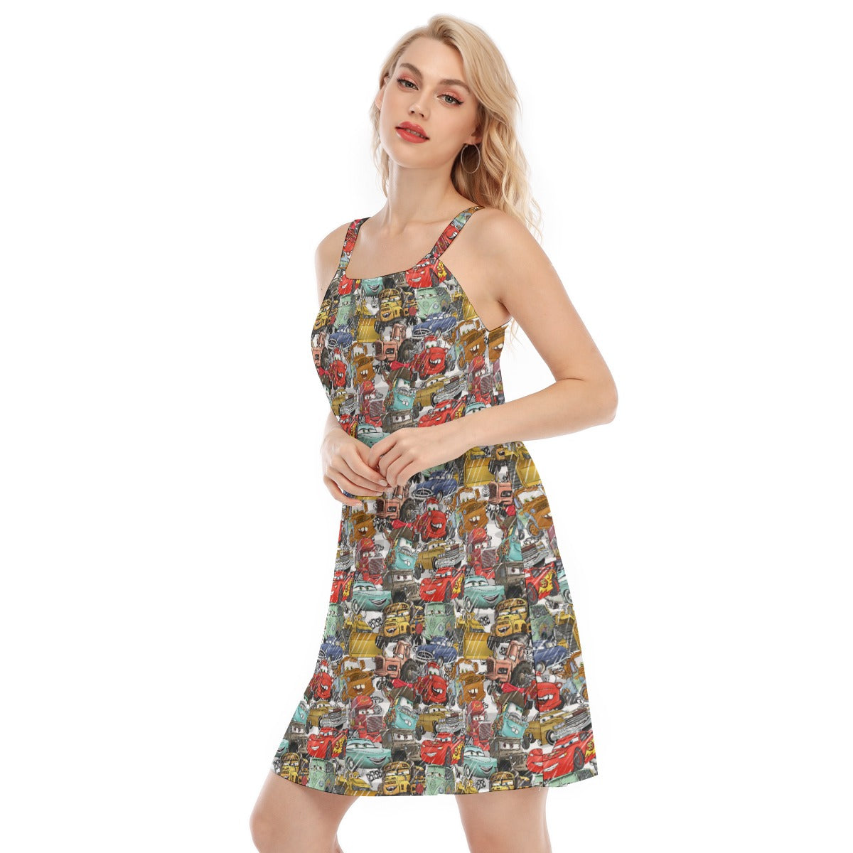Racing Legends Sketch - Women’s Adjustable Sundress
