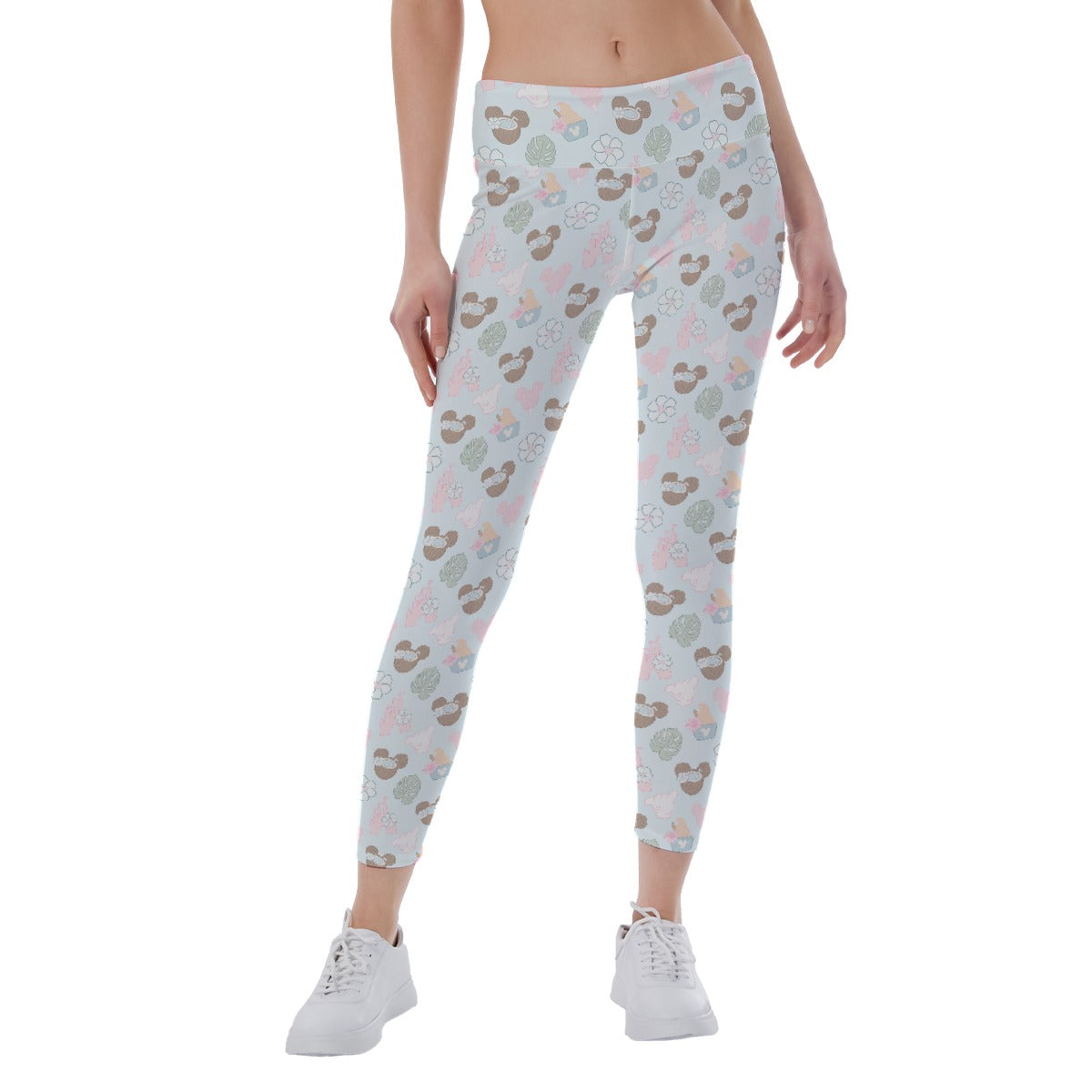 Pastel Island Treats - Women's Yoga Leggings