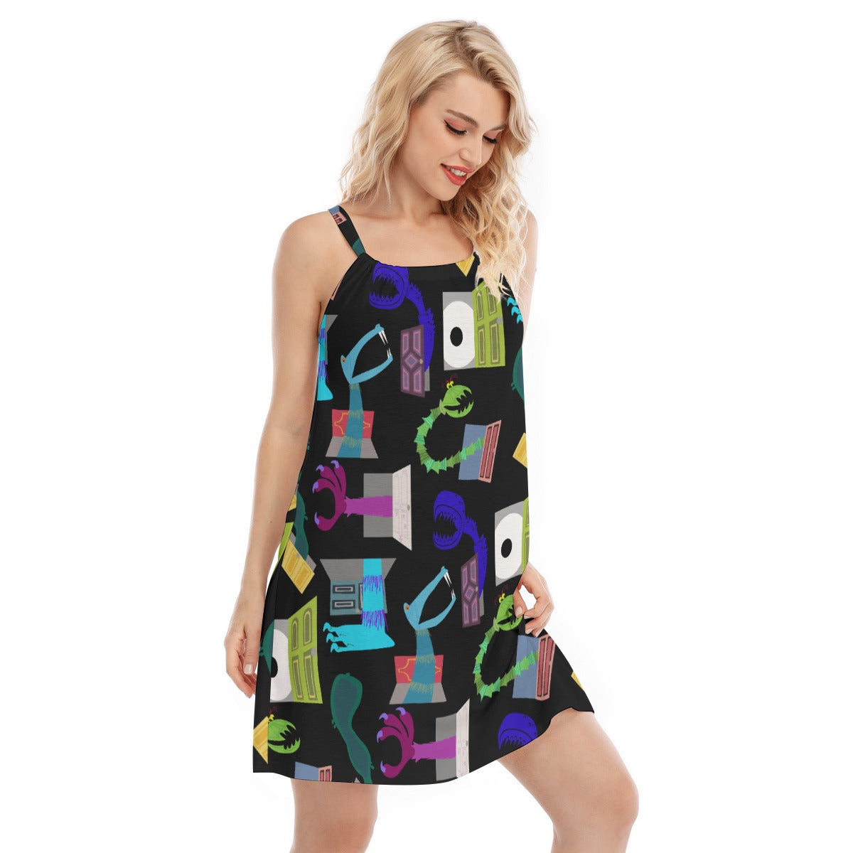Monsters in Closets - Women’s Adjustable Sundress