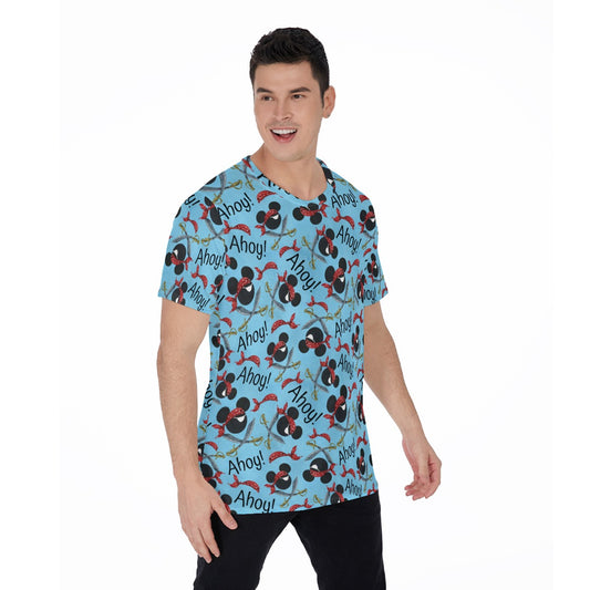 Pirate Mouse Ahoy! - Men's Short Sleeve T-Shirt